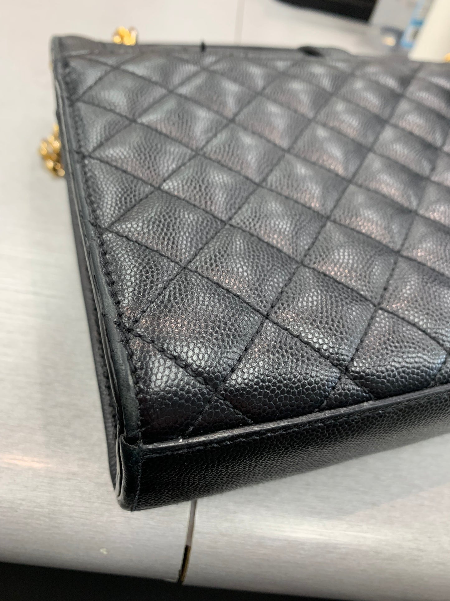 Crossbody Luxury Designer By Yves Saint Laurent In Black, Size:Medium