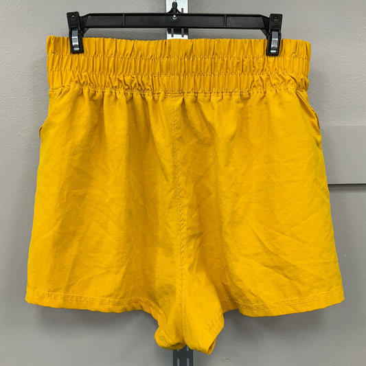 Athletic Shorts By Free People In Yellow, Size:M