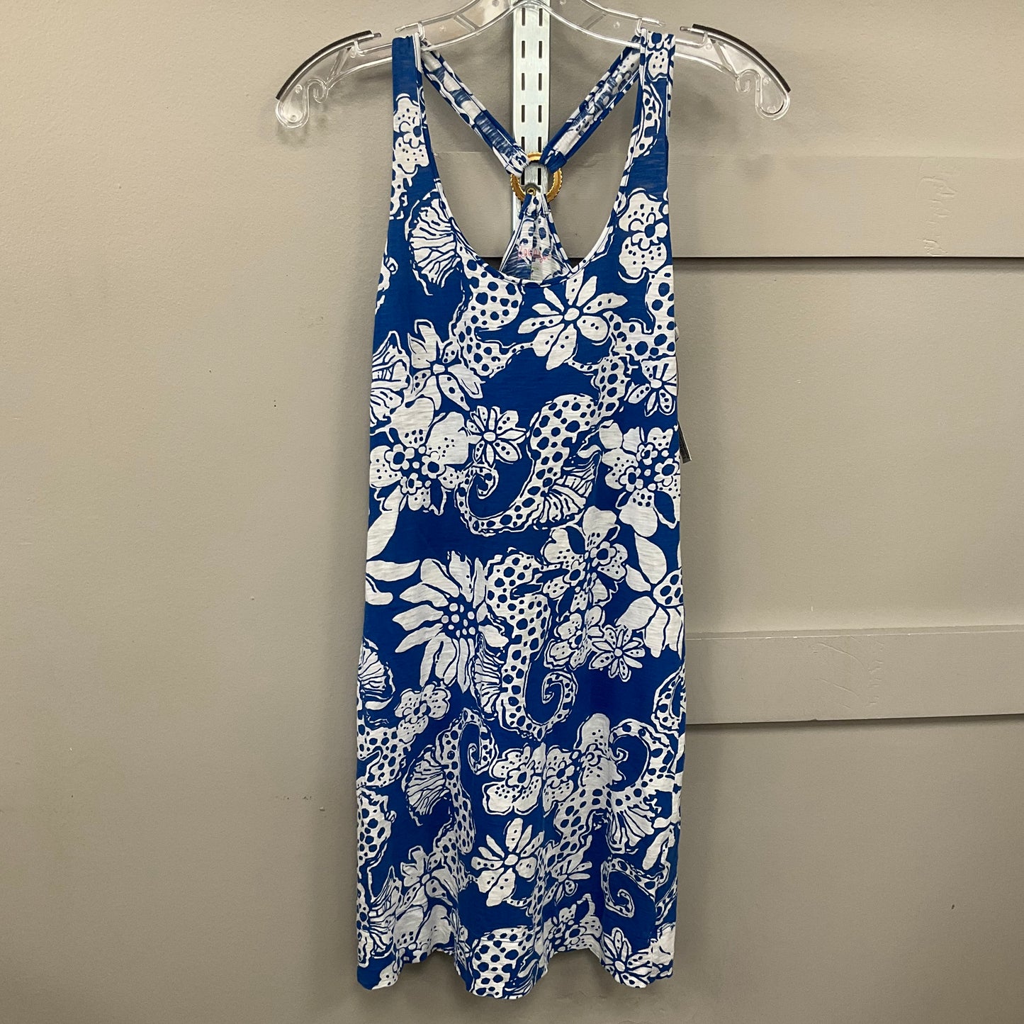 Dress Designer By Lilly Pulitzer In Blue, Size:Xs