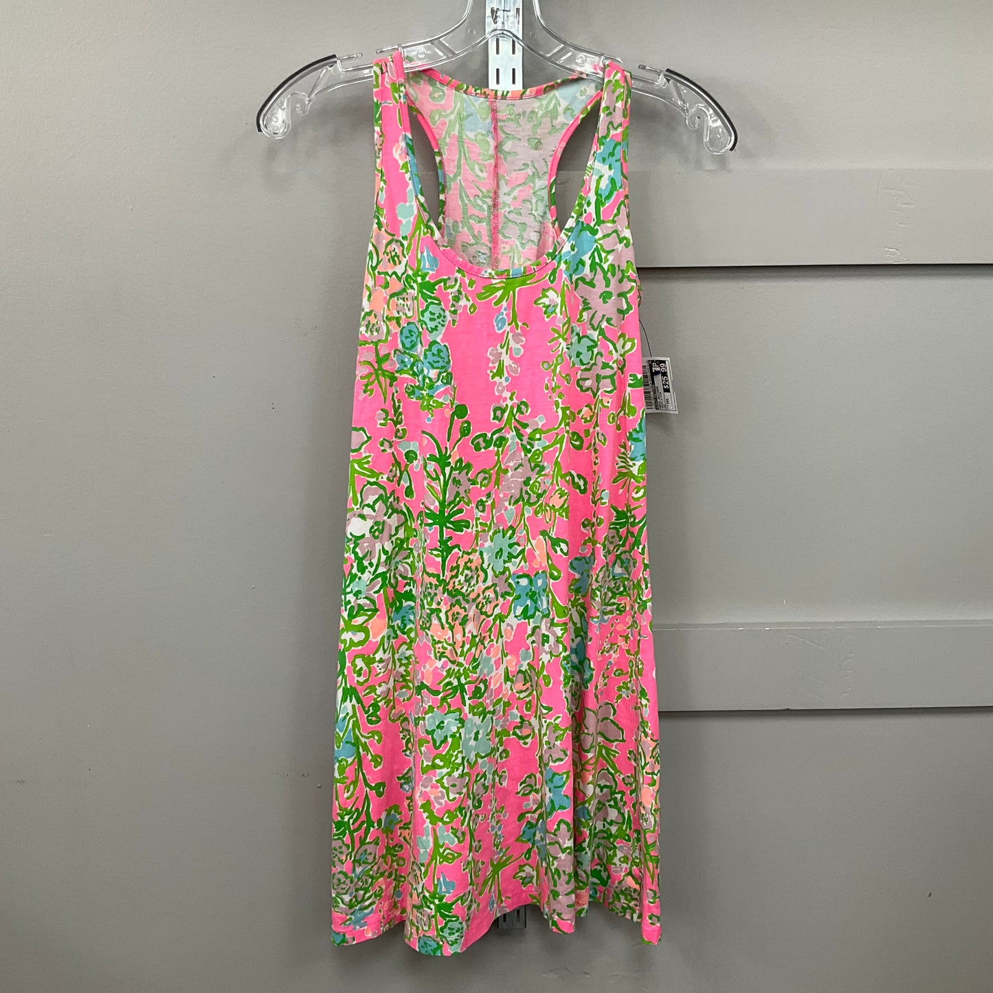Dress Designer By Lilly Pulitzer In Green & Pink, Size:Xxs