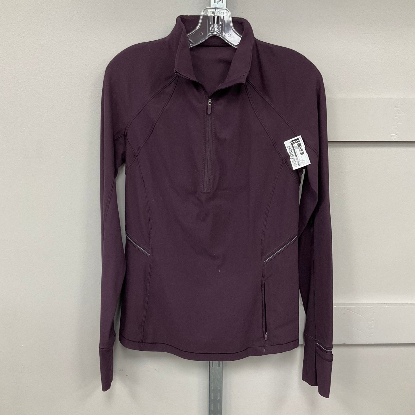 Athletic Sweatshirt Collar By Lululemon In Purple, Size:6