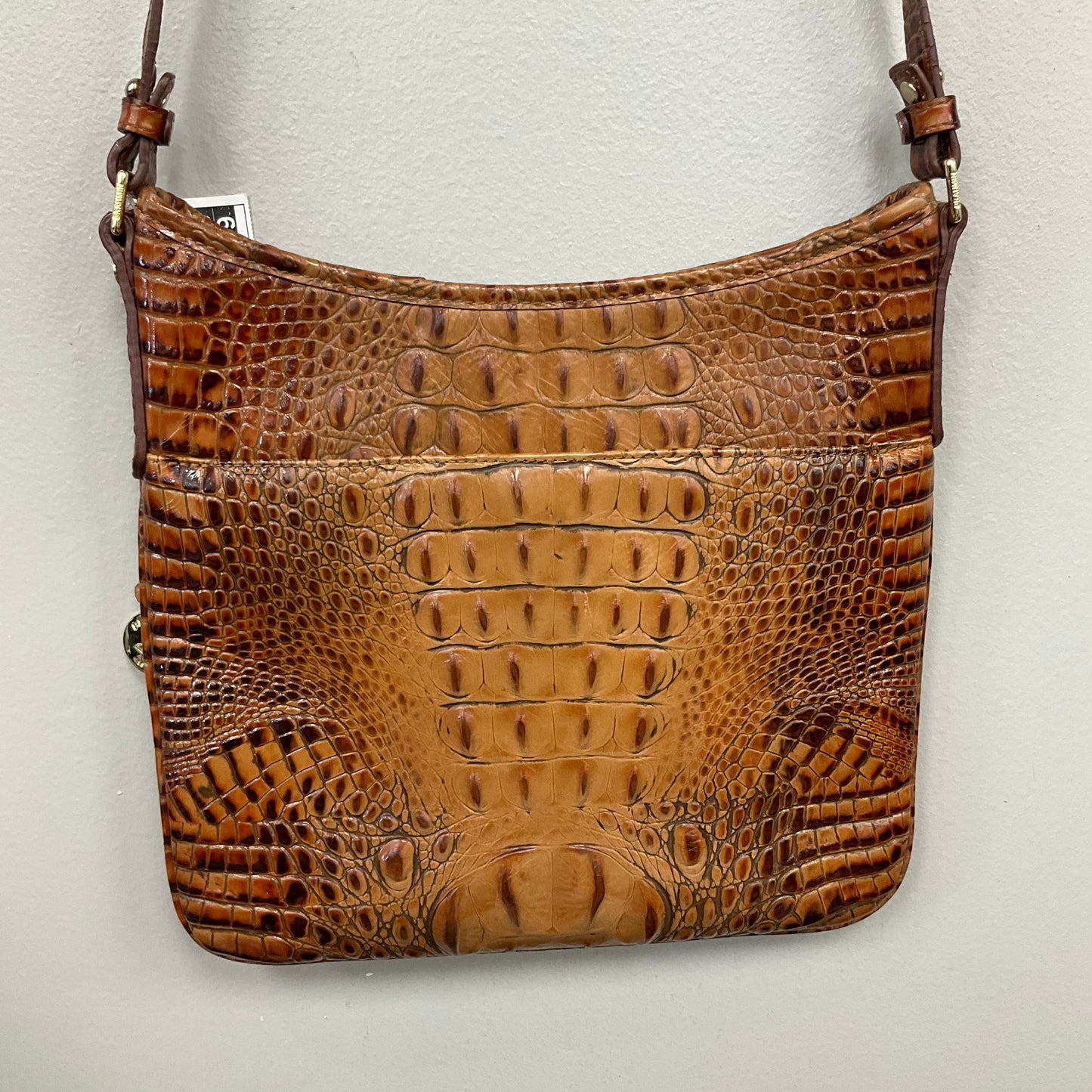 Crossbody Designer By Brahmin In Brown, Size:Medium