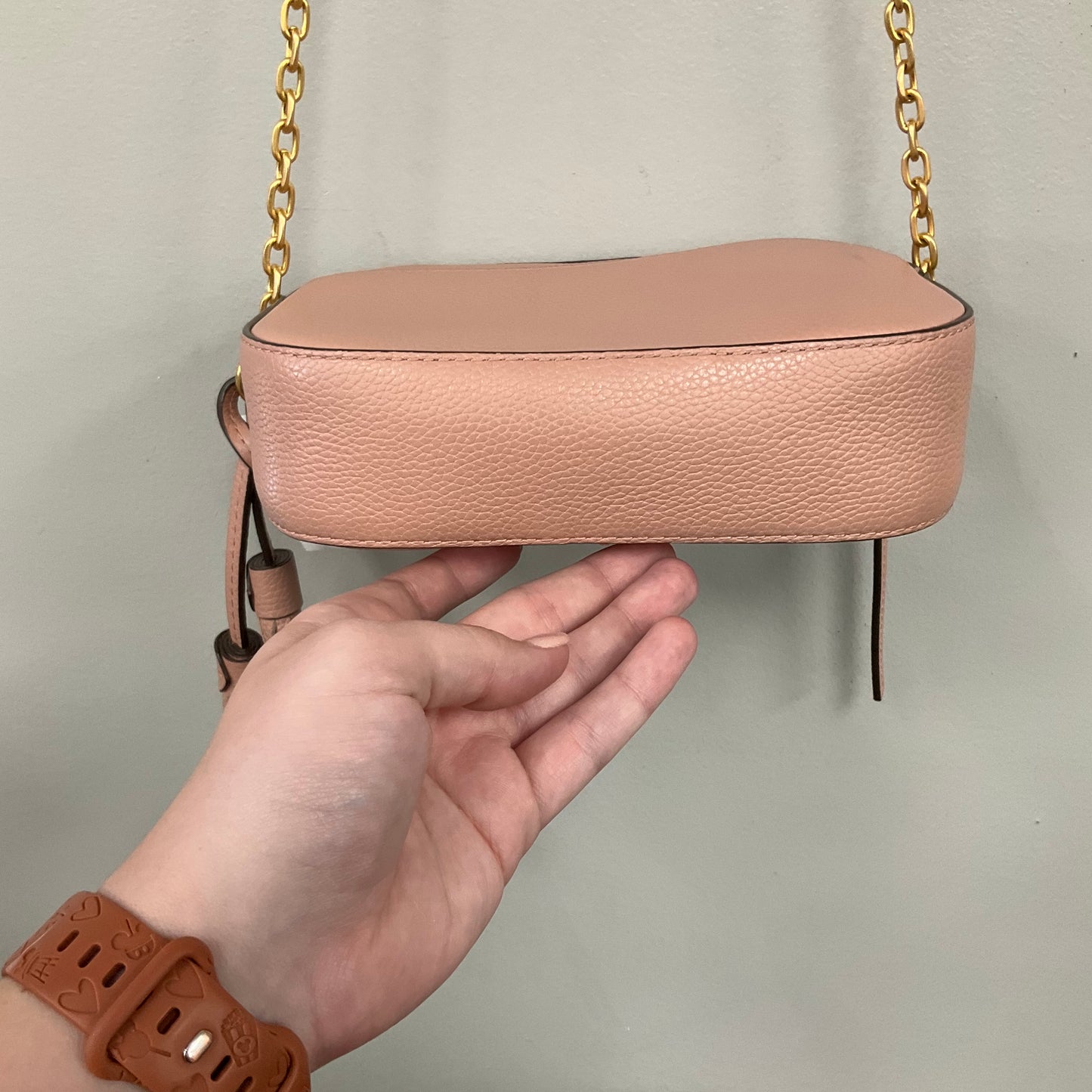 Crossbody Designer By Tory Burch In Pink, Size:Small
