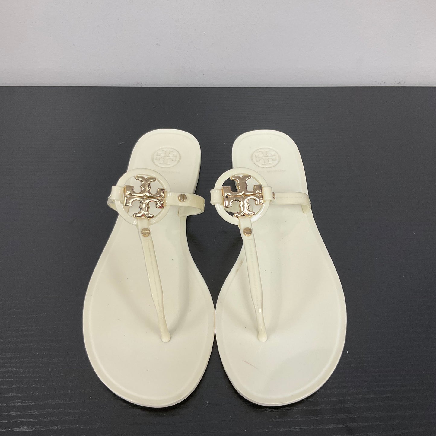 SANDALS DESIGNER by TORY BURCH In CREAM, Size: 8.5
