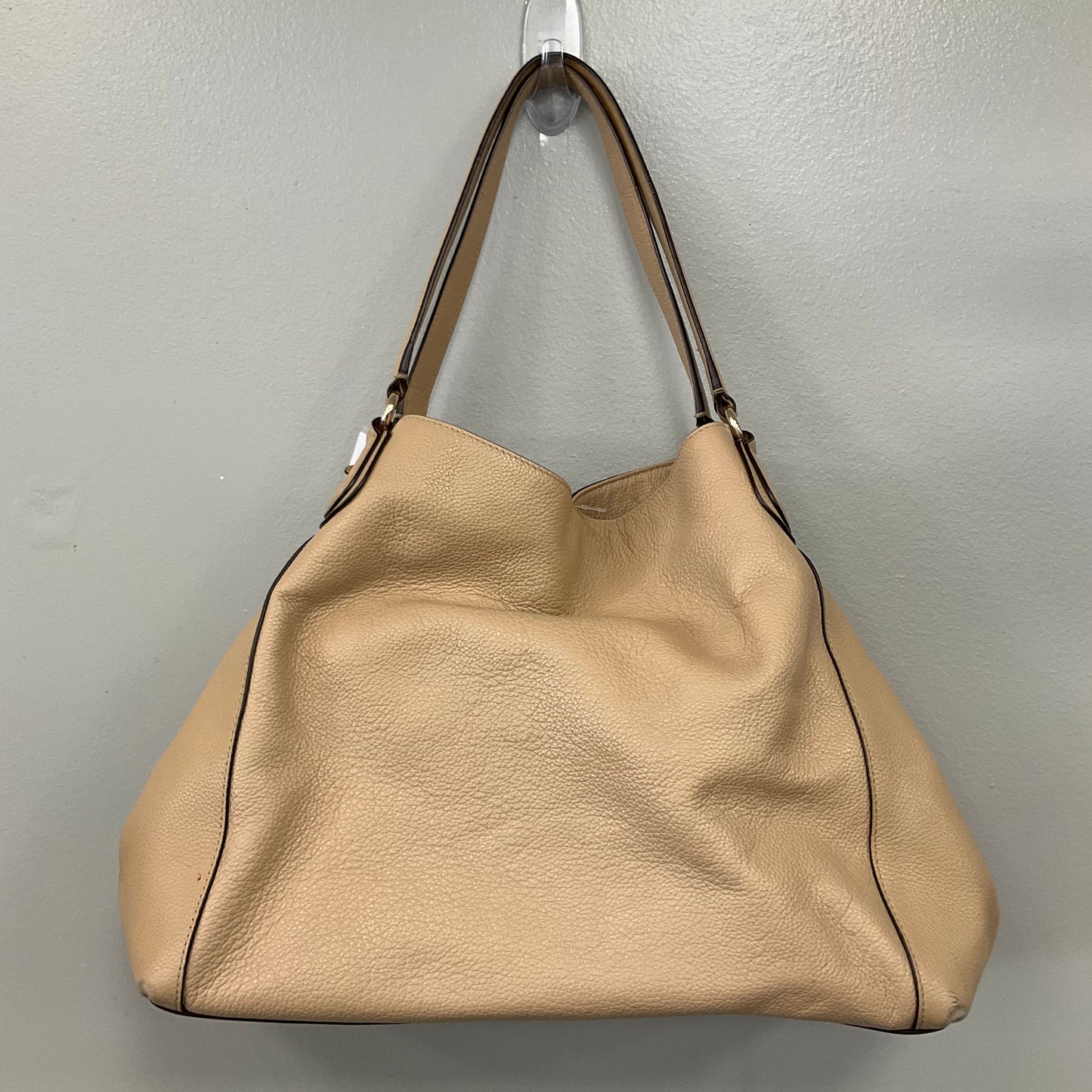 Handbag Designer By Coach In Tan, Size:Medium