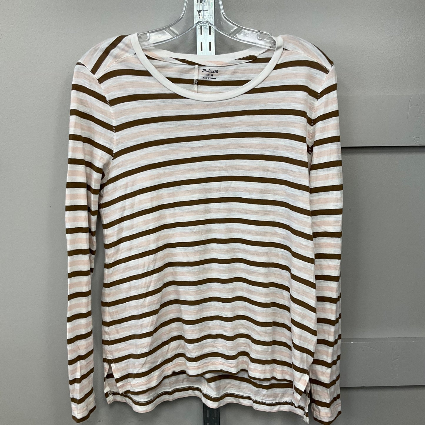 Top Ls Basic By Madewell In Striped Pattern, Size:M