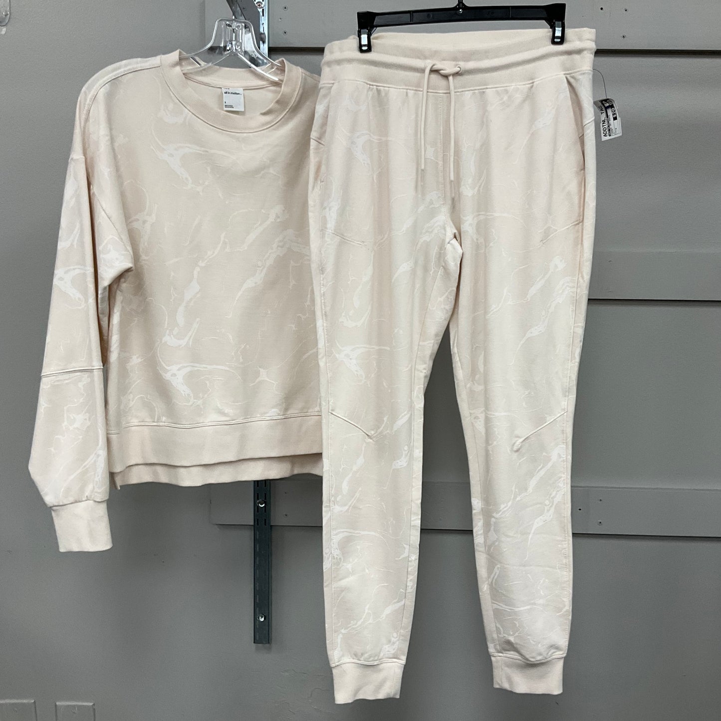 LOUNGE SET PANTS by ALL IN MOTION In CREAM, Size: S