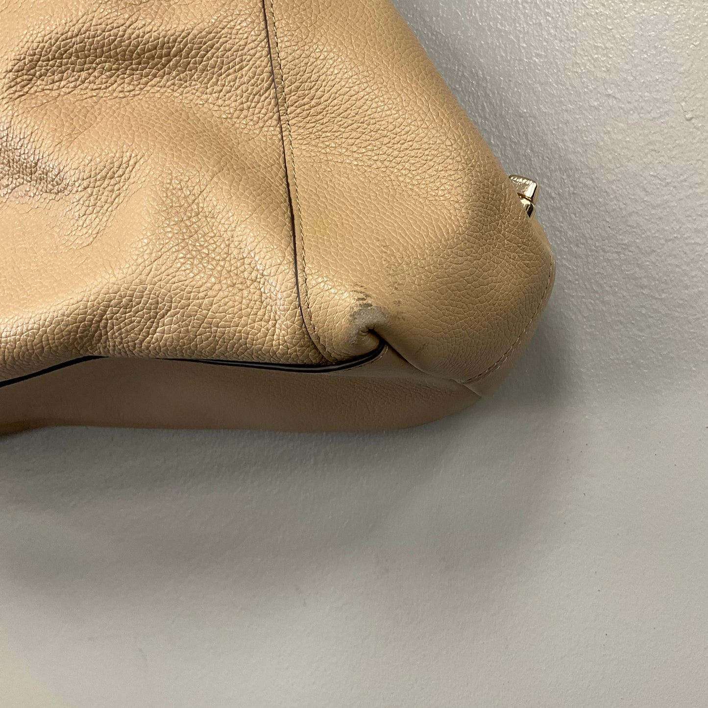 Handbag Designer By Coach In Tan, Size:Medium