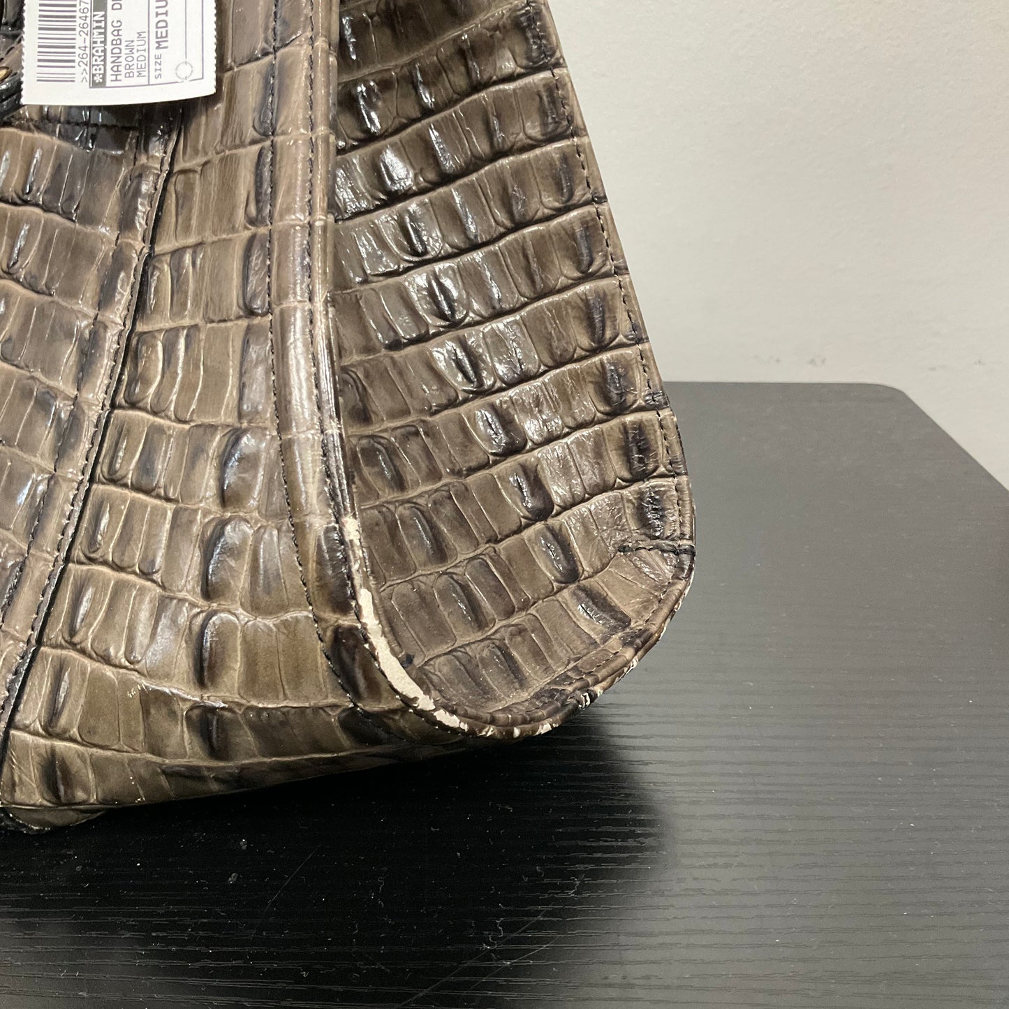 Handbag Designer By Brahmin In Brown, Size:Medium