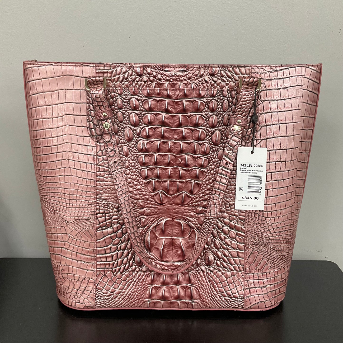 Handbag Designer By Brahmin In Pink, Size:Large