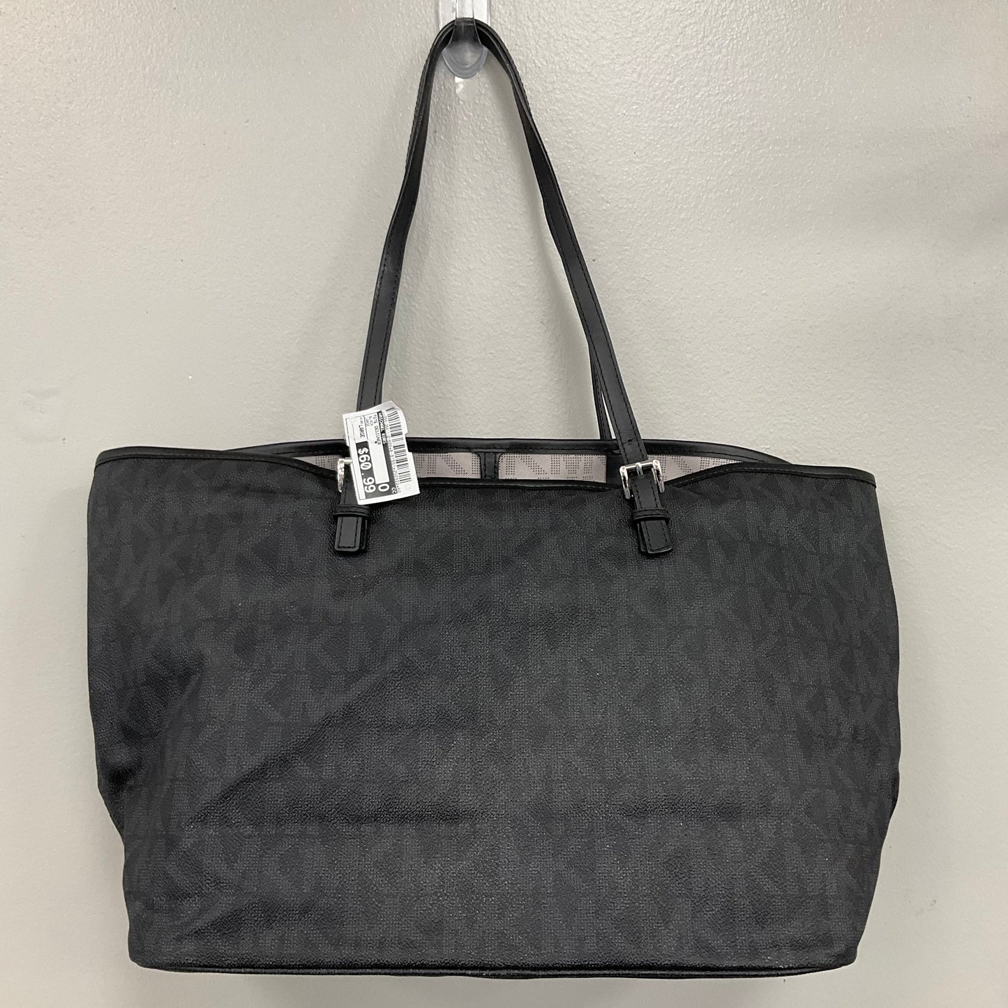 Tote Designer By Michael Kors In Black, Size:Large