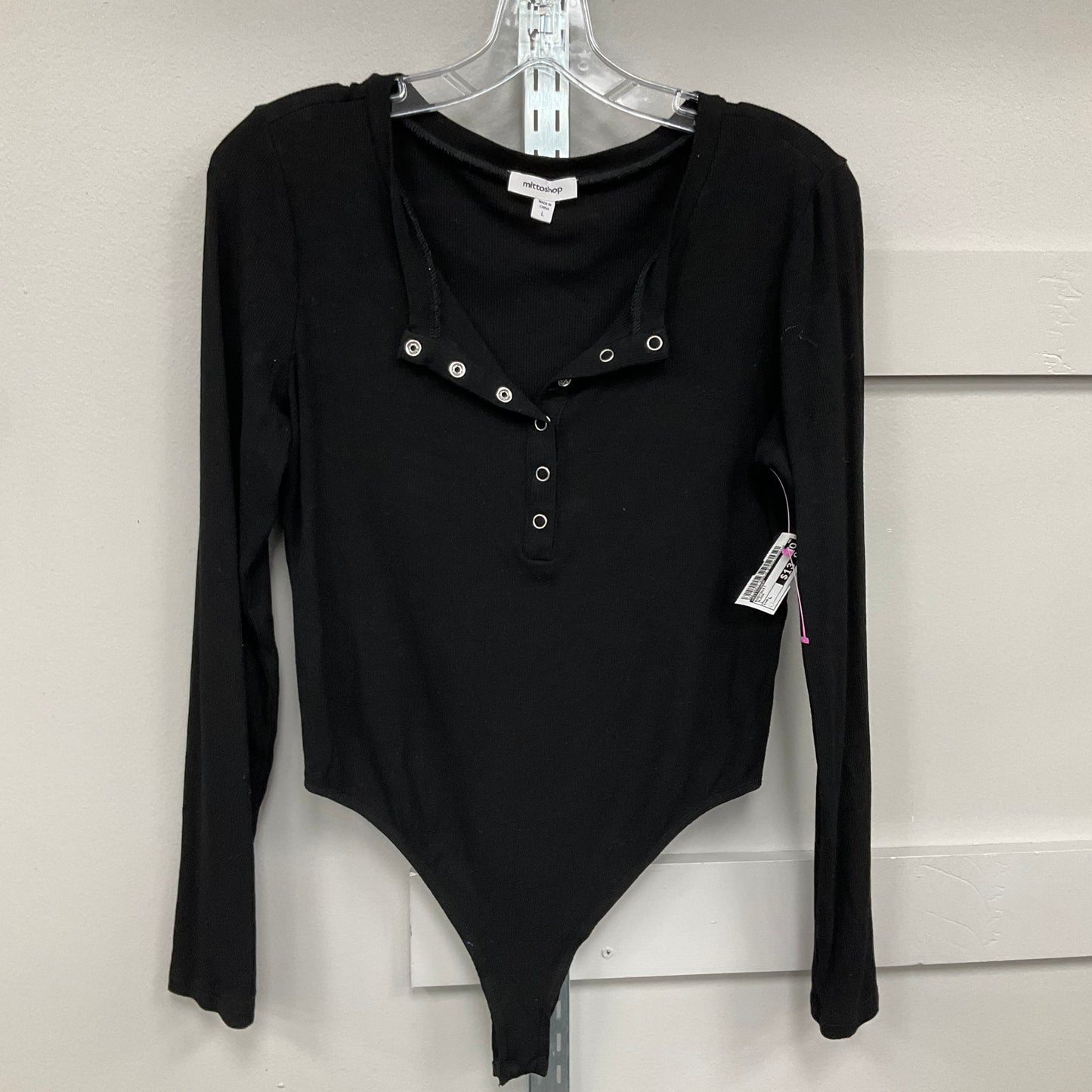 BODYSUIT by MITTOSHOP In BLACK, Size: L