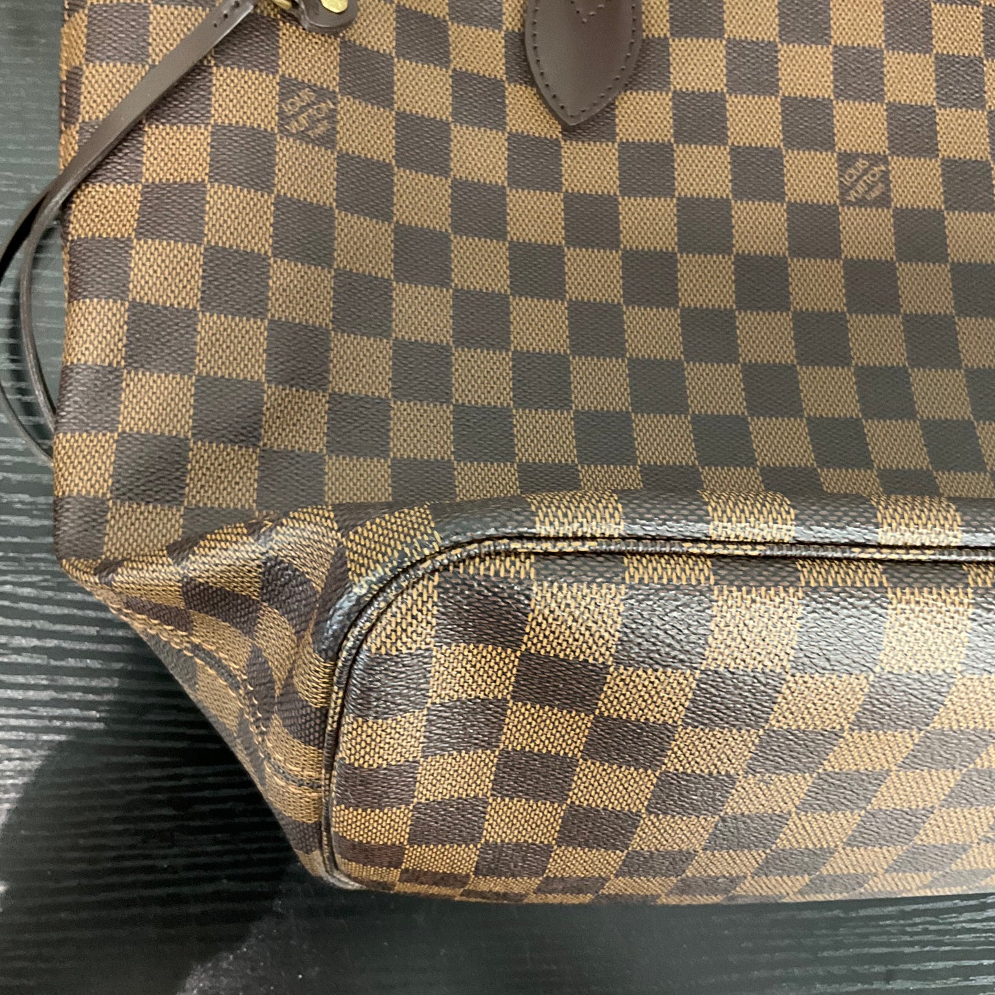 Handbag Luxury Designer By Louis Vuitton In Brown, Size:Medium