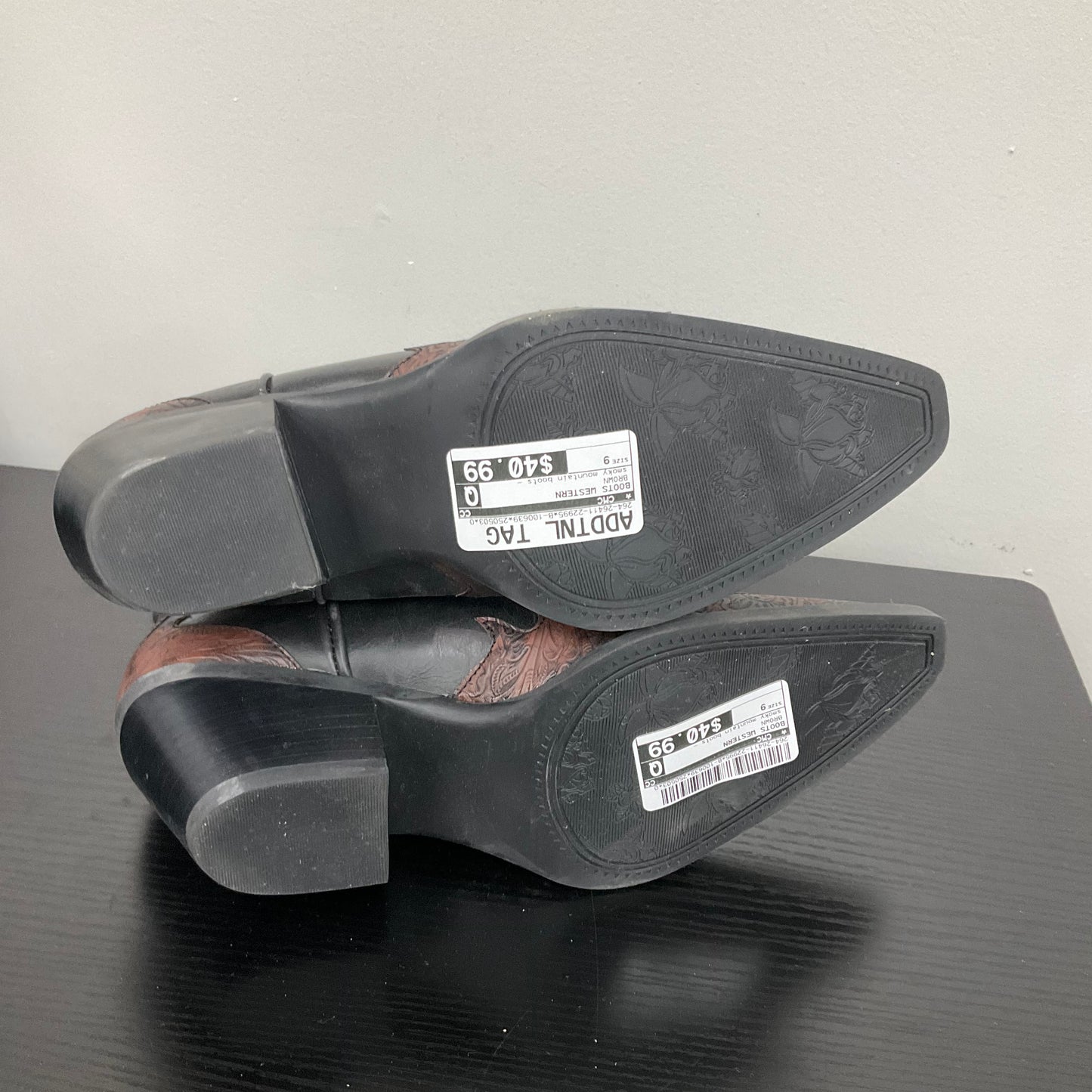 BOOTS WESTERN by Smoky Mountain Boots In BROWN, Size: 9