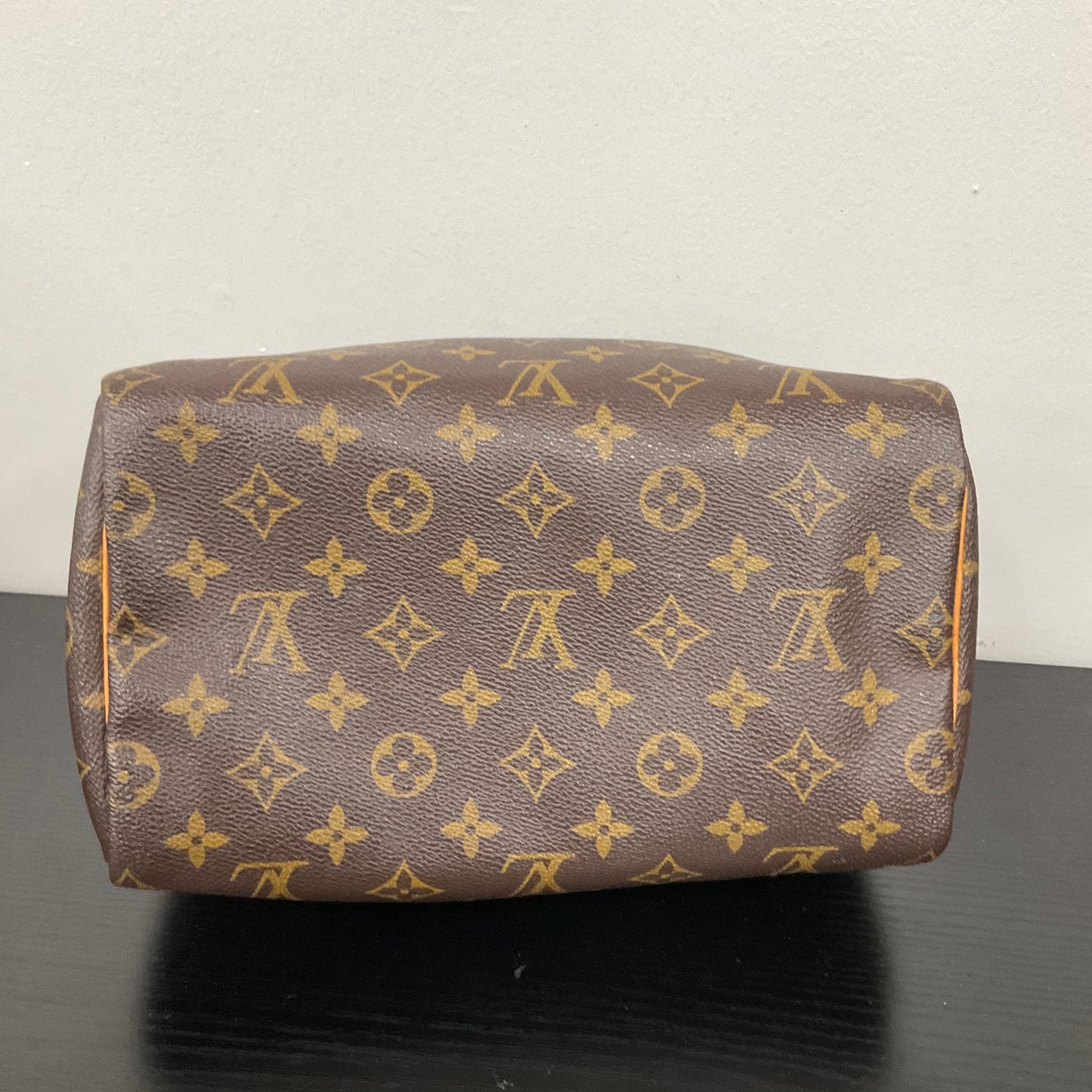 Handbag Luxury Designer By Louis Vuitton In Brown, Size:Small