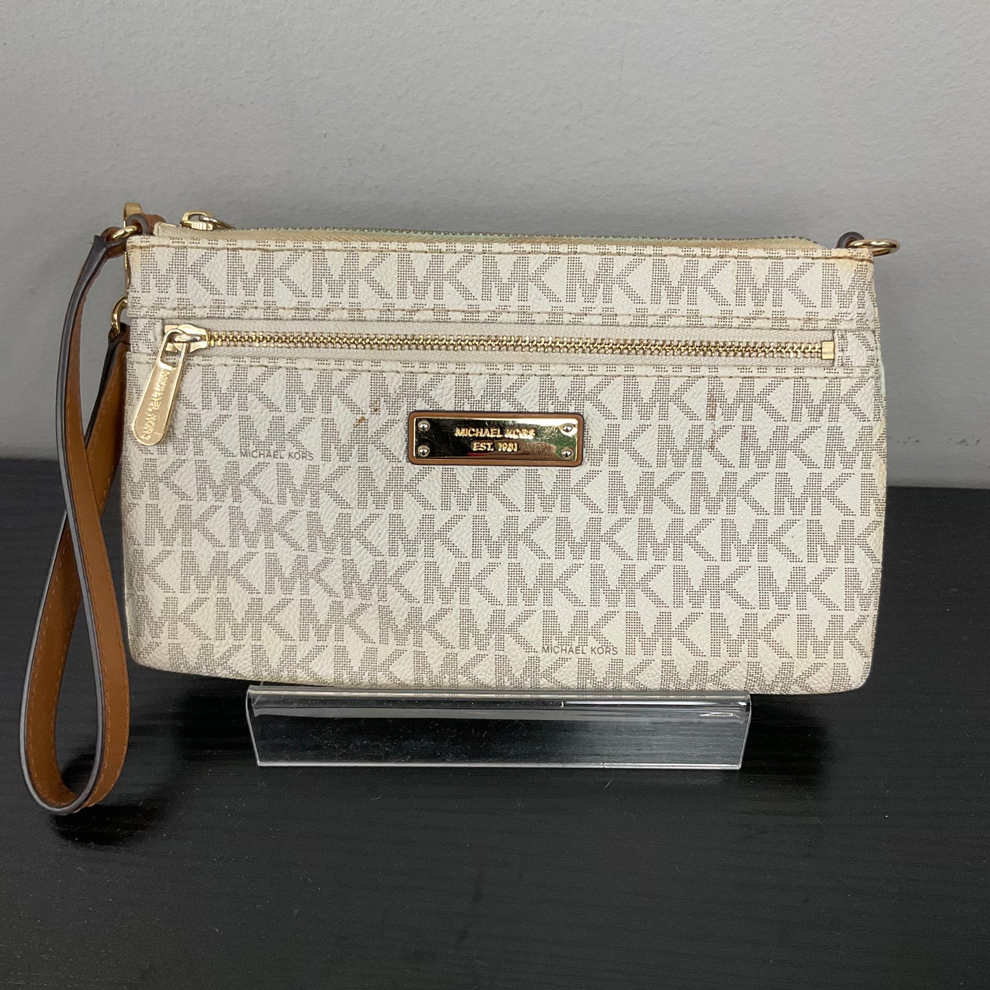 Wristlet Designer By Michael Kors In Black, Size:Small