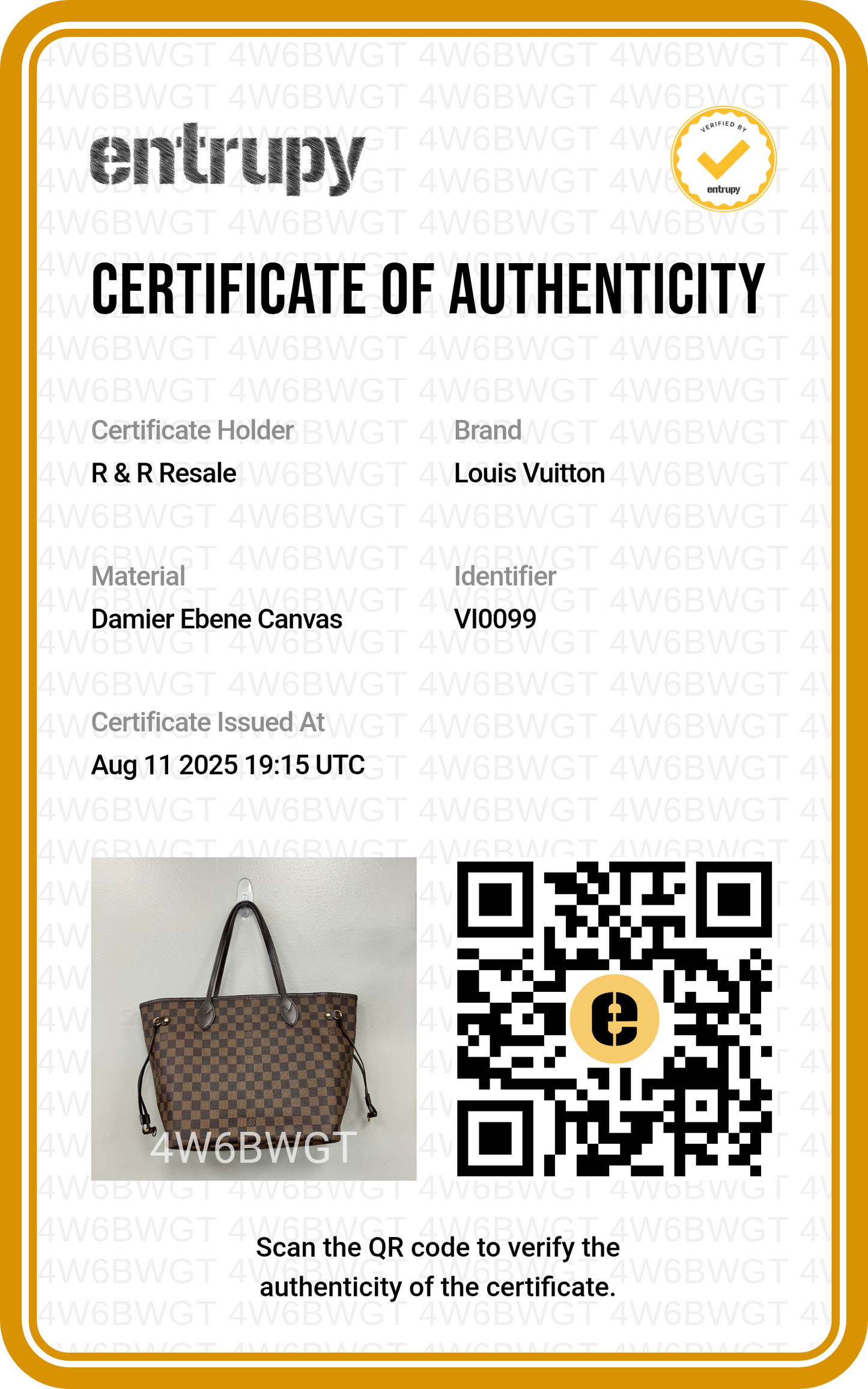 Handbag Luxury Designer By Louis Vuitton In Brown, Size:Medium
