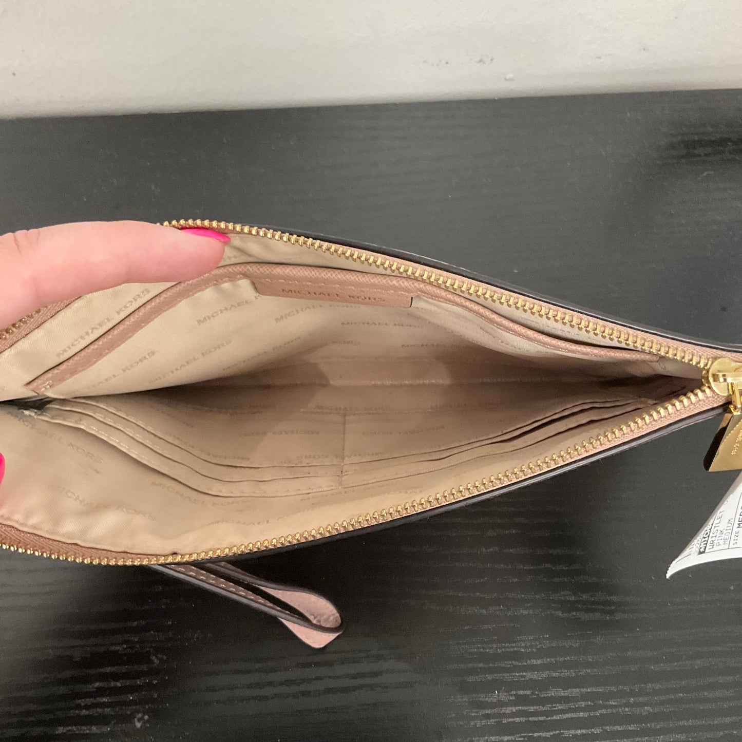 Wristlet Designer By Michael Kors In Pink, Size:Medium