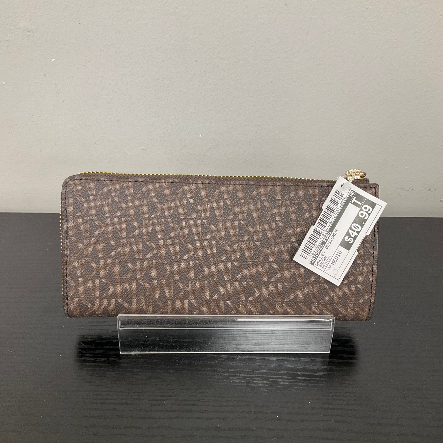 Wallet Designer By Michael Kors In Brown, Size:Medium