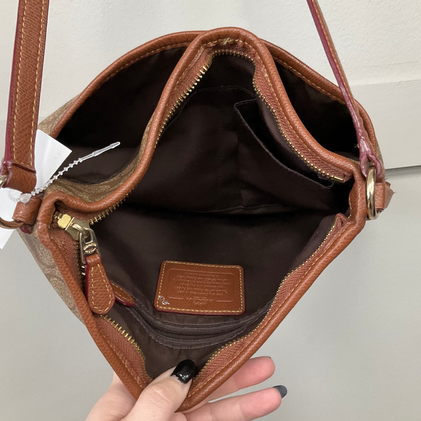 Crossbody Designer By Coach, Size: Medium