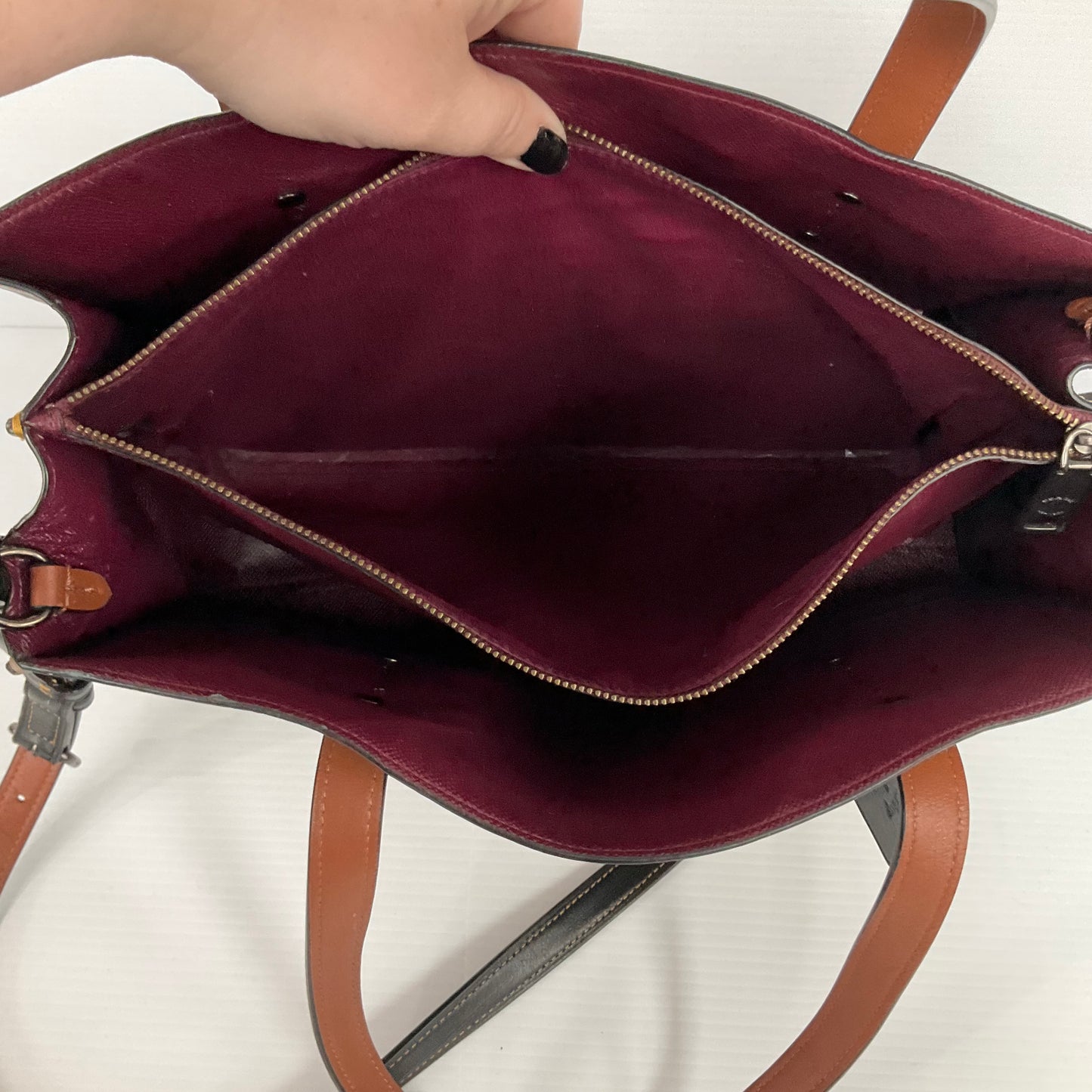 Crossbody Designer By Coach, Size: Medium
