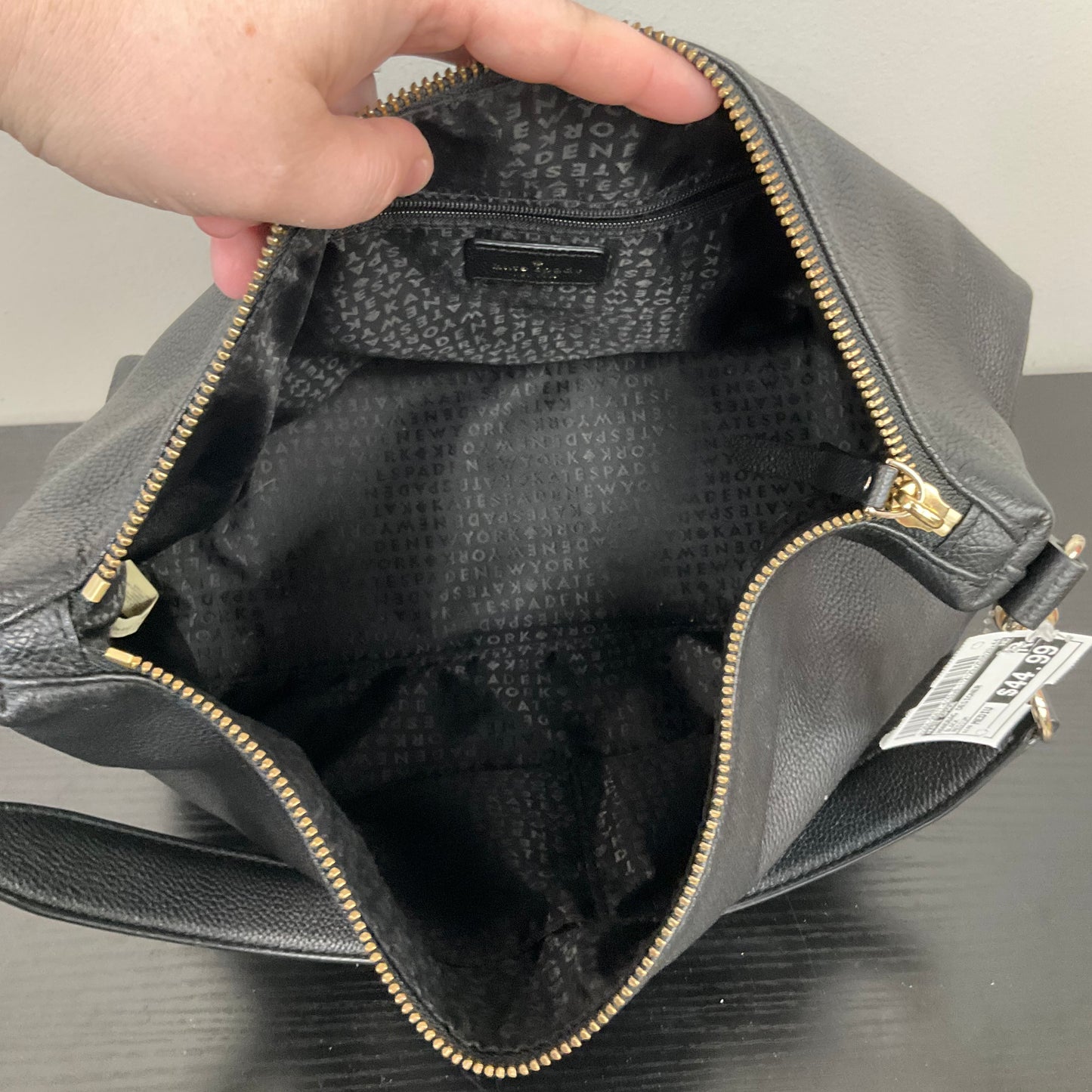 Handbag Designer By Kate Spade In Black, Size:Medium