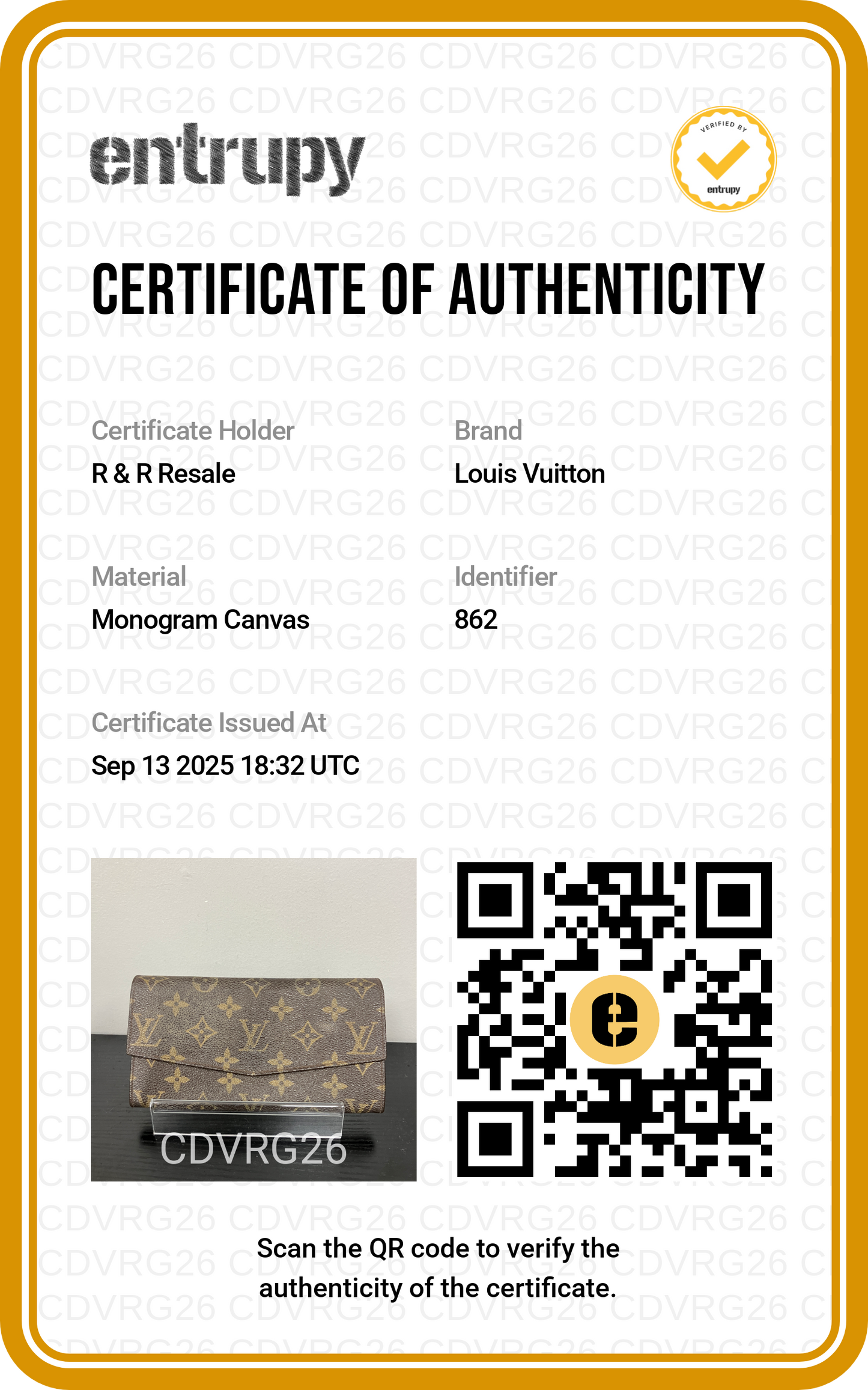 Wallet Luxury Designer By Louis Vuitton In Brown, Size:Medium