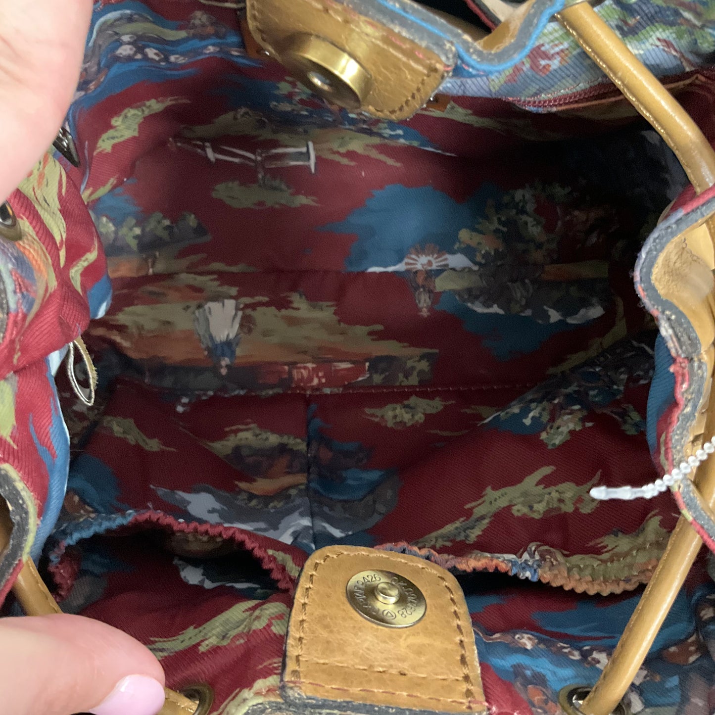Crossbody Designer By Patricia Nash In Brown, Size:Medium