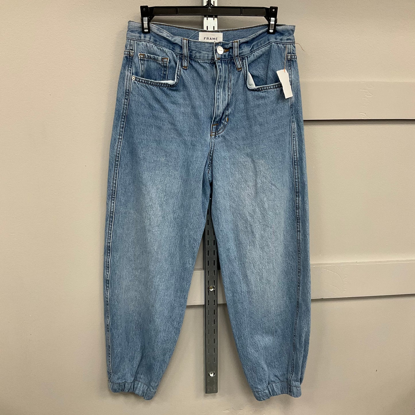 JEANS STRAIGHT by FRAME In BLUE DENIM, Size: 0