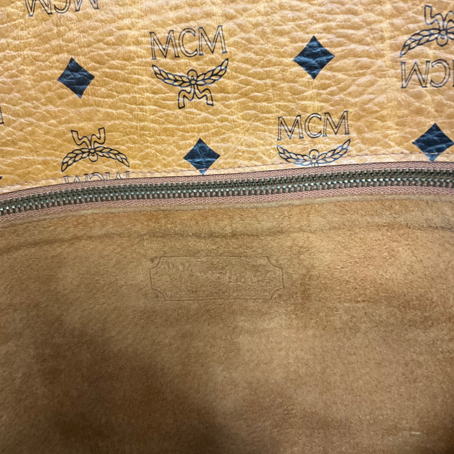 CROSSBODY LUXURY DESIGNER by MCM In BROWN, Size: LARGE