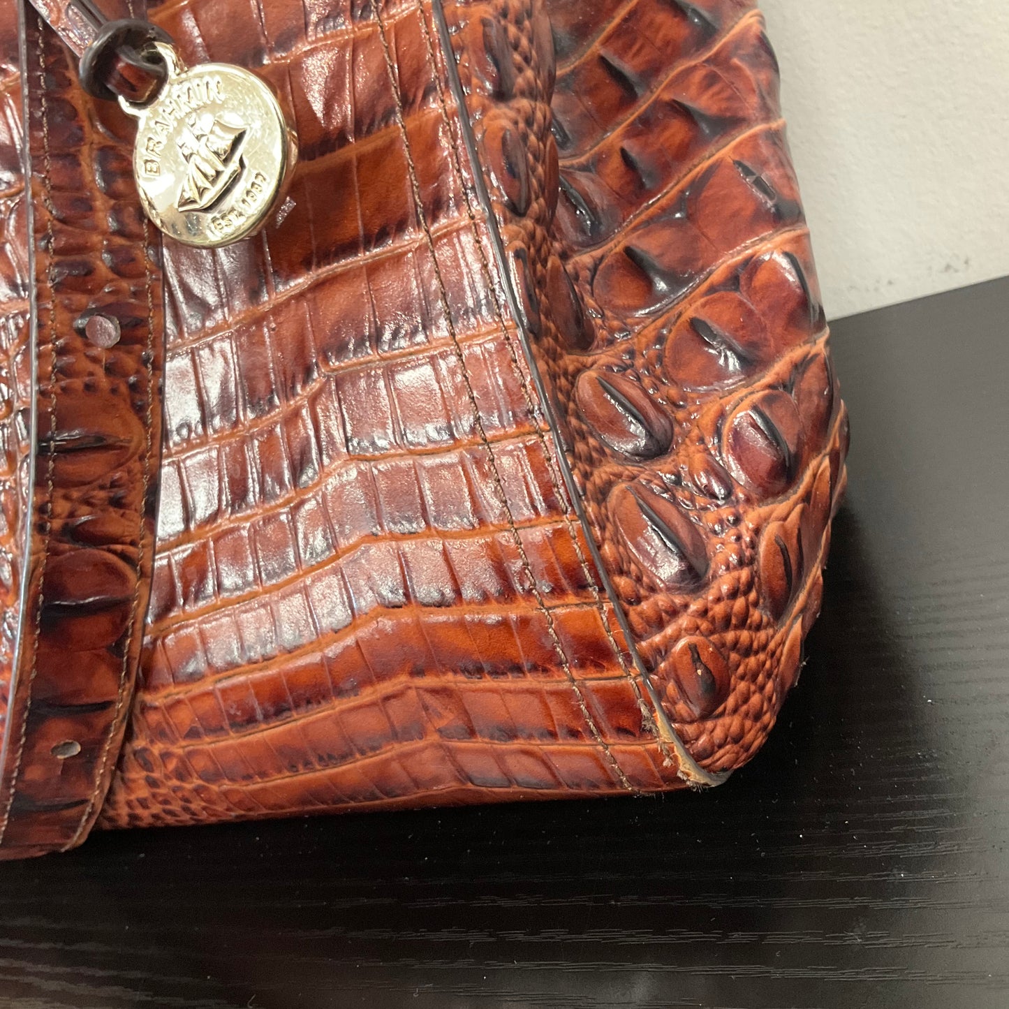 HANDBAG DESIGNER by BRAHMIN In BROWN, Size: LARGE