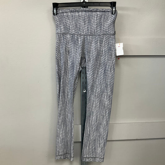 ATHLETIC LEGGINGS CAPRIS by LULULEMON In GREY, Size: 2