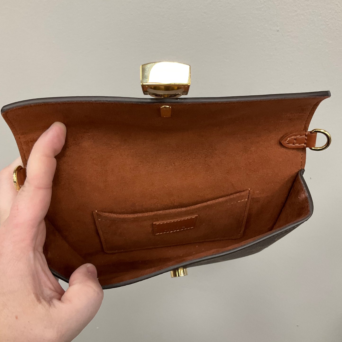 Padlock On Strap By Louis Vuitton In Brown, Size:Small
