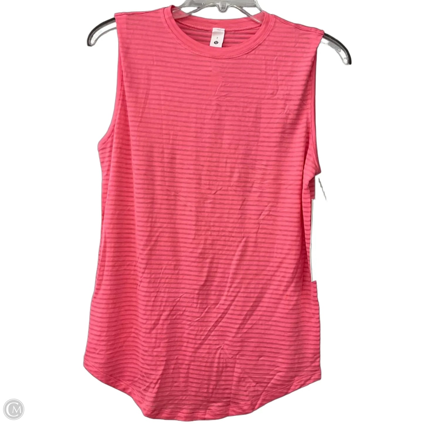 Athletic Tank Top By Lululemon In Pink, Size: 2