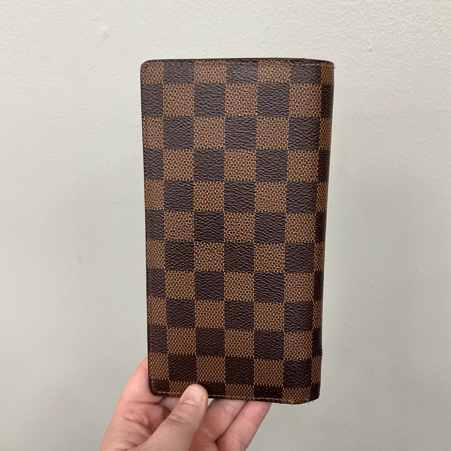 Wallet Luxury Designer By Louis Vuitton In Checkered Pattern, Size:Medium