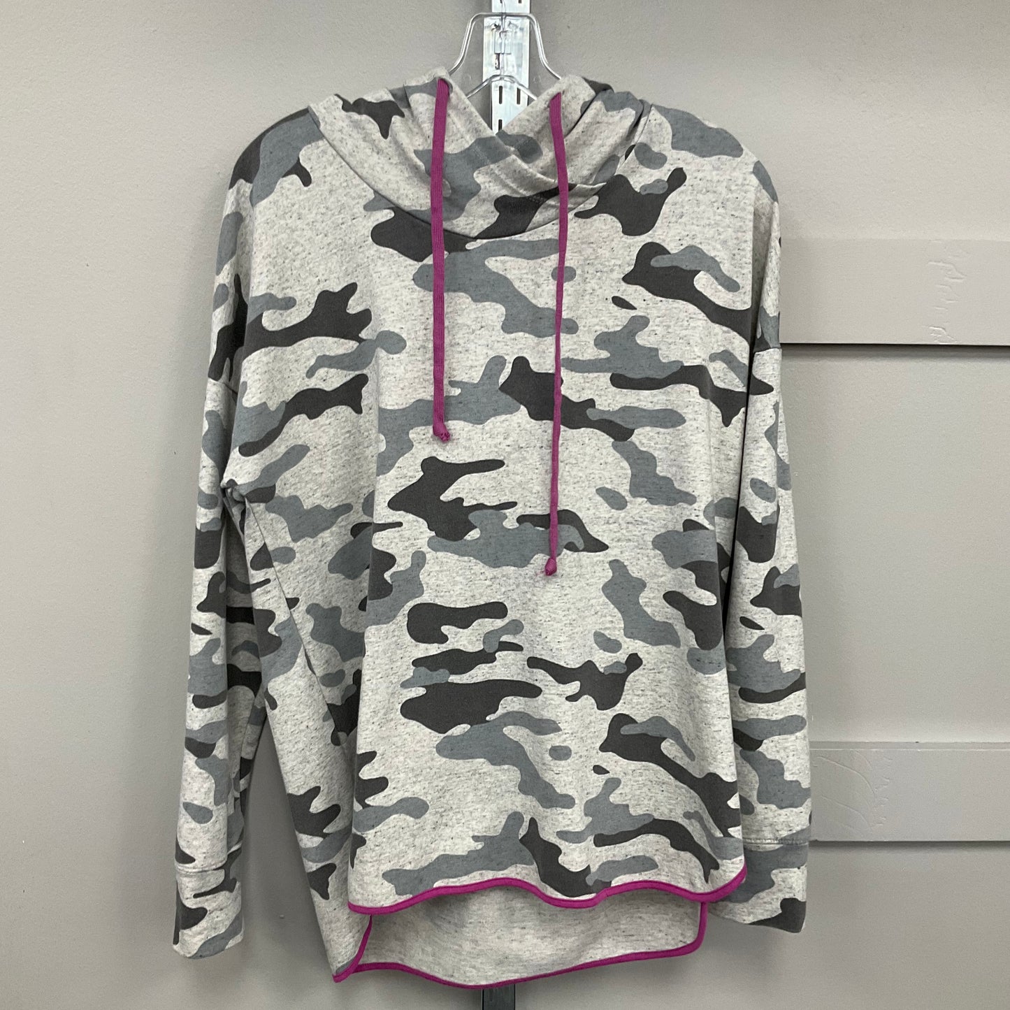 Sweatshirt Hoodie By Sundry In Camouflage Print, Size:S