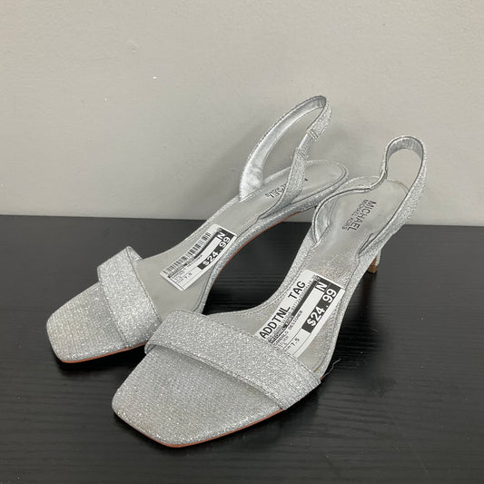 SANDALS DESIGNER by MICHAEL KORS In SILVER, Size: 7.5