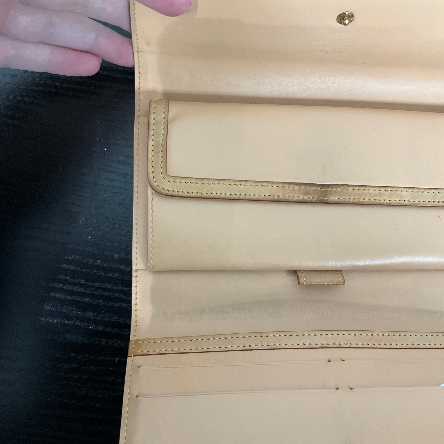 Wallet Luxury Designer By Louis Vuitton, Size: Large