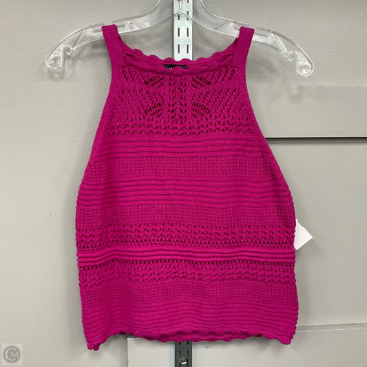 Top Sleeveless By Express In Pink, Size: M