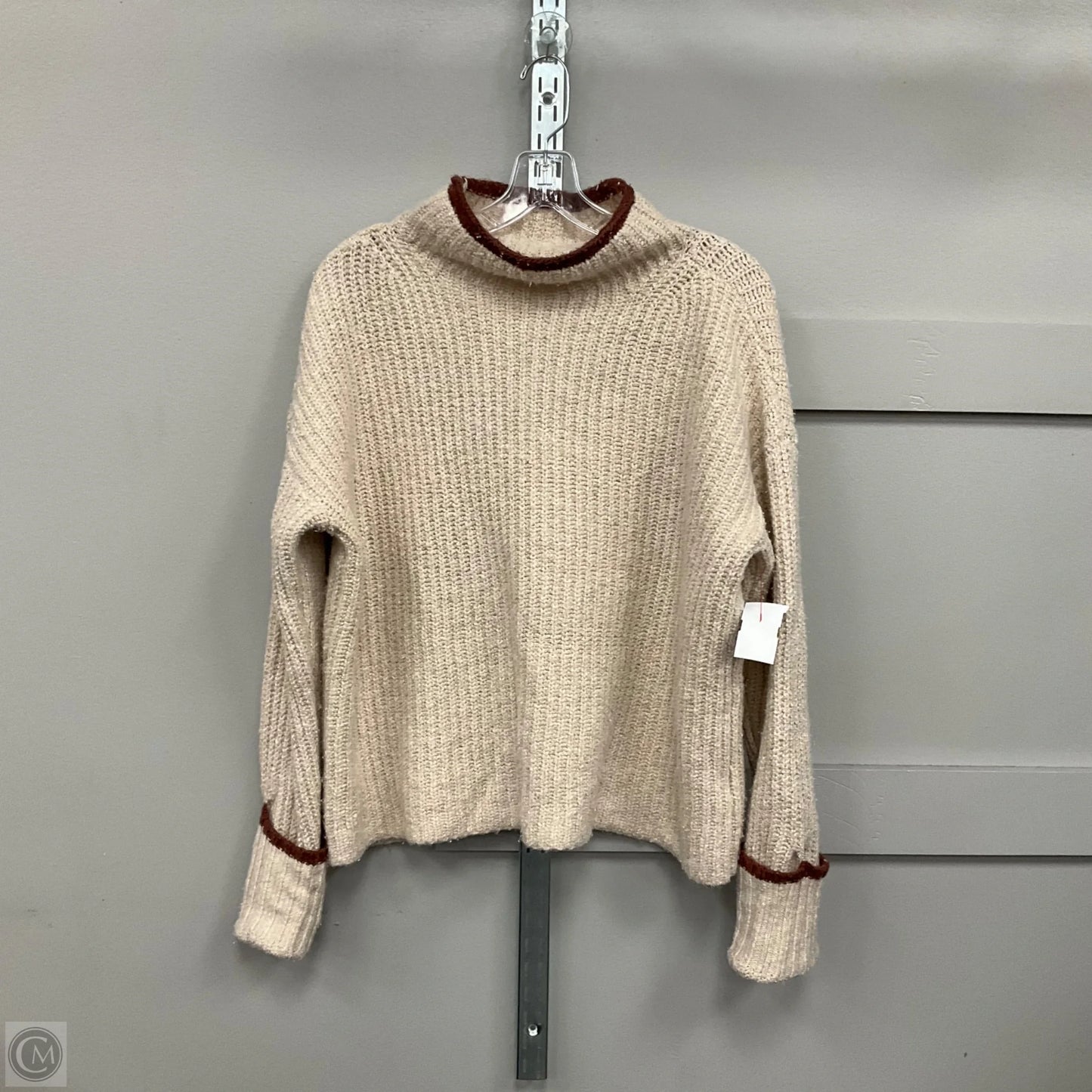 Sweater By Maeve In Tan, Size: M
