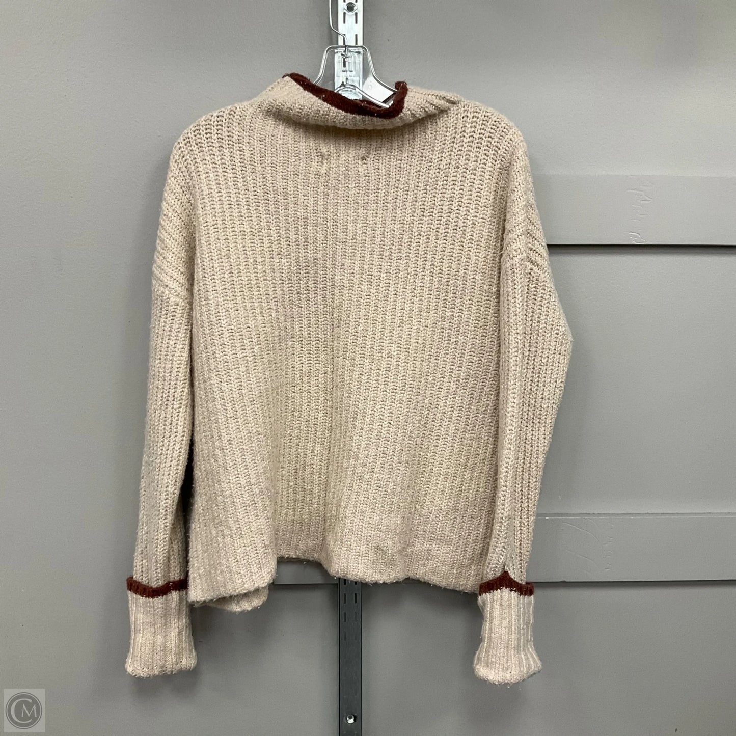 Sweater By Maeve In Tan, Size: M