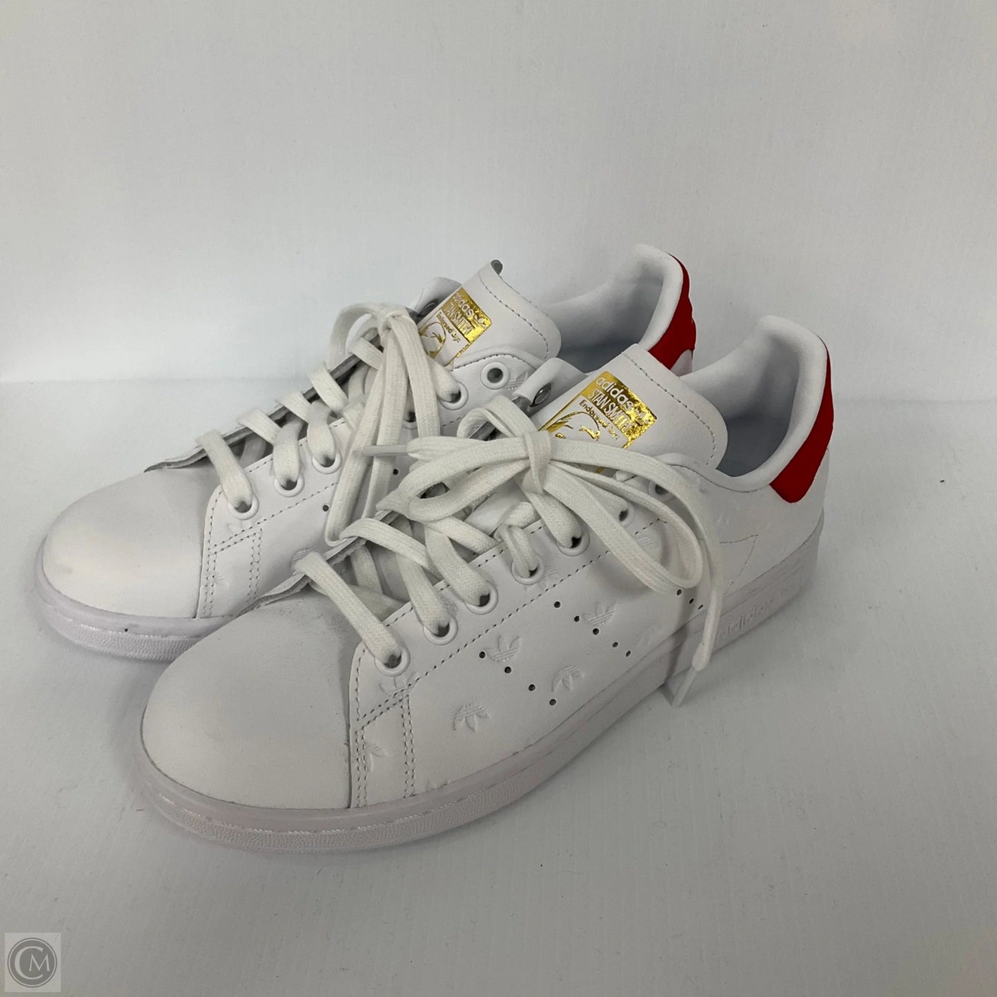 Shoes Sneakers By Adidas In Red & White, Size: 7.5