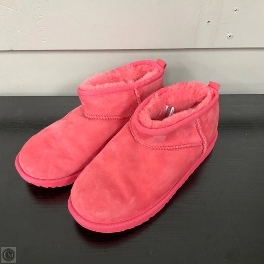 Boots Designer By Ugg In Pink, Size: 6