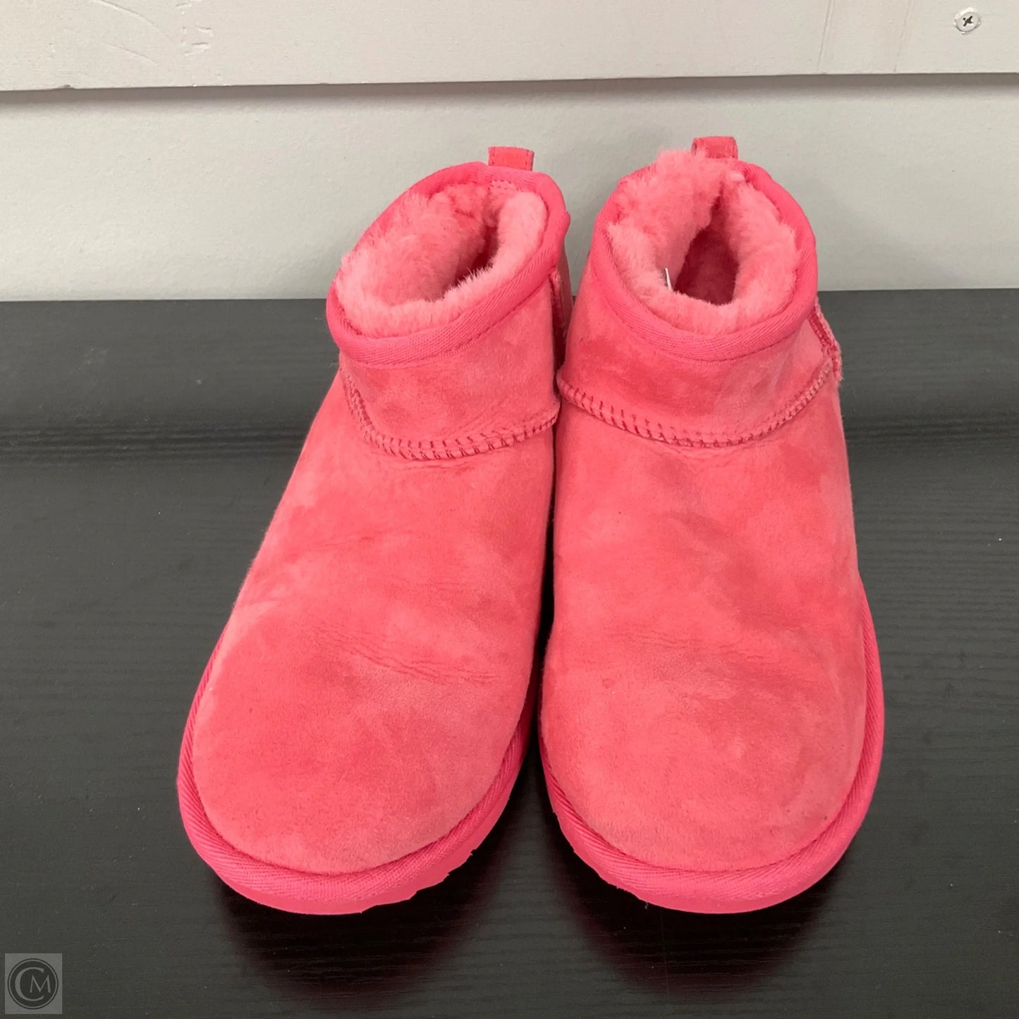 Boots Designer By Ugg In Pink, Size: 6