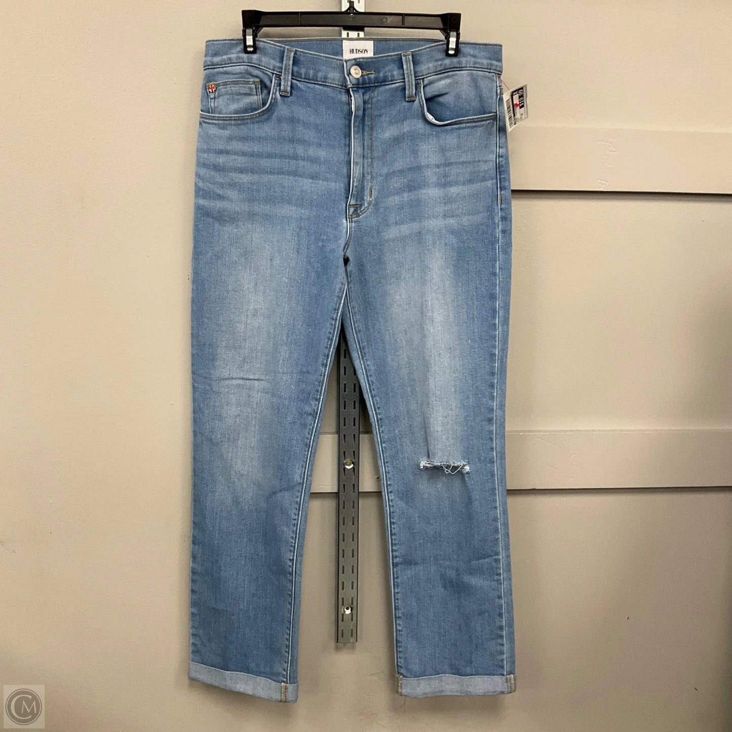 Jeans Straight By Hudson In Blue, Size: 10