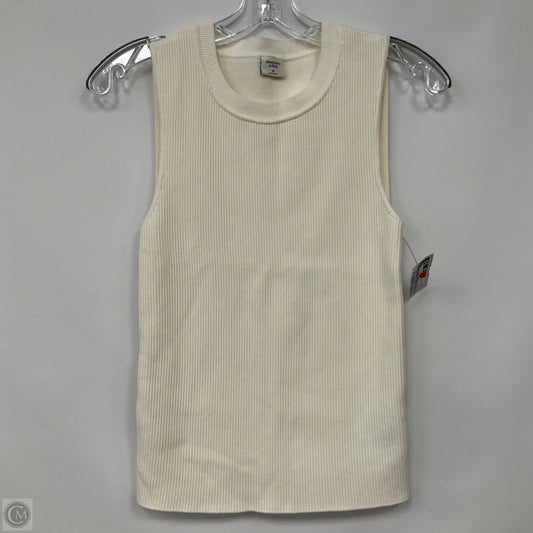 Top Sleeveless By Abercrombie And Fitch In Cream, Size: M