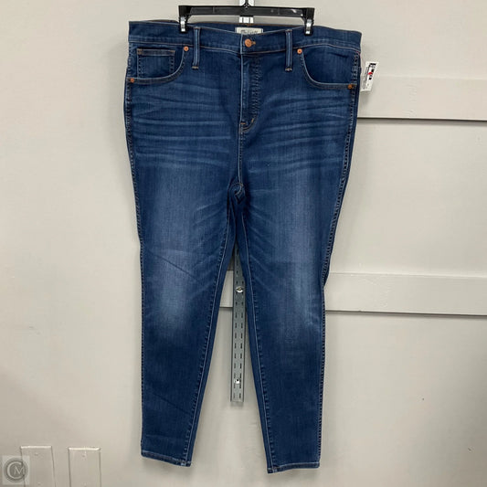 Jeans Skinny By Madewell In Blue, Size: 20