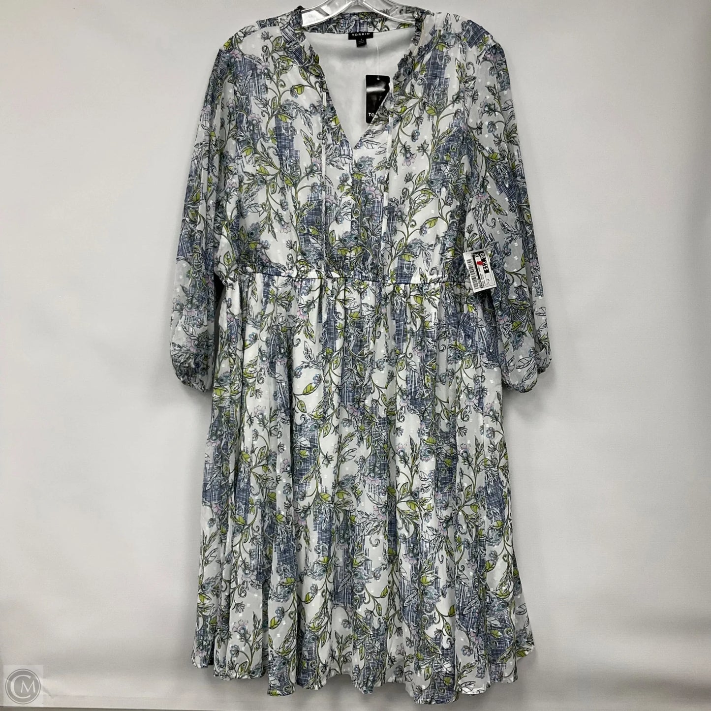 Dress Casual Short By Torrid In Floral Print, Size: 1x