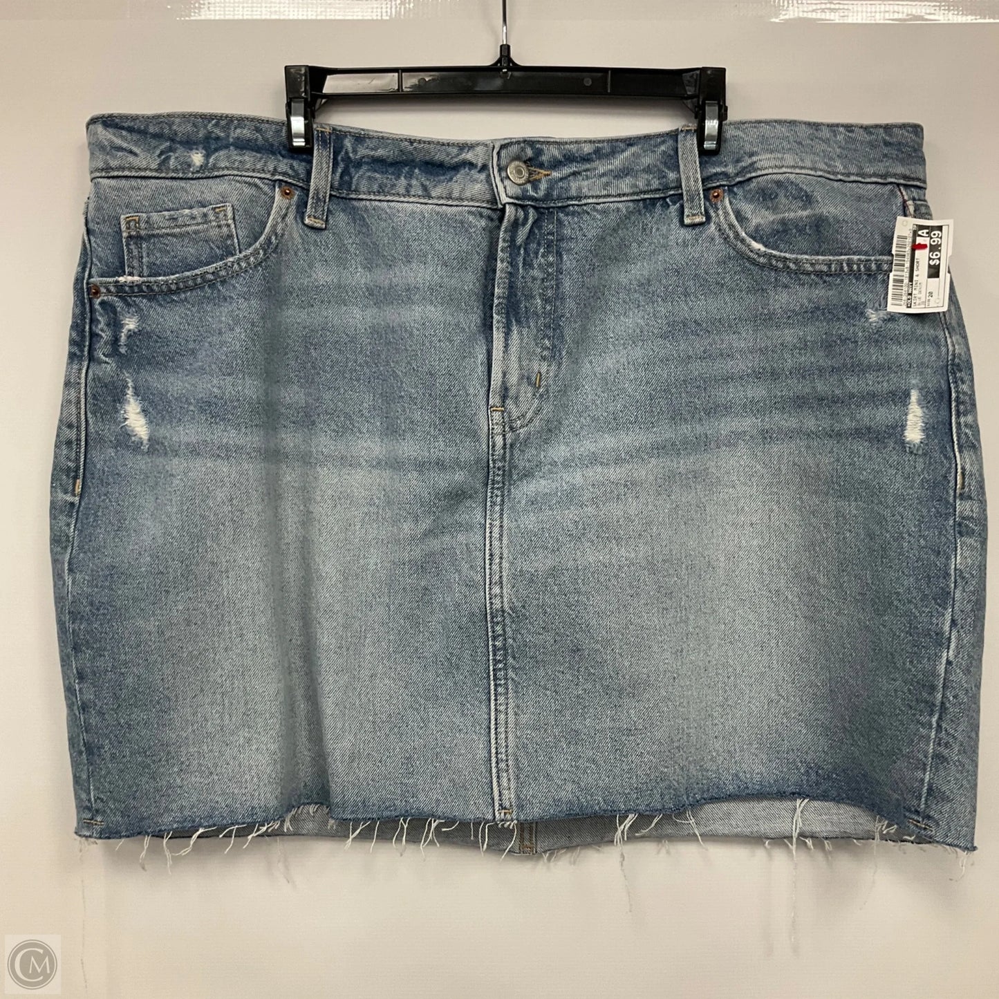 Skirt Mini & Short By Old Navy In Blue Denim, Size: 20