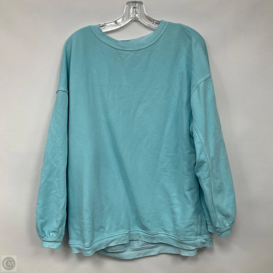 Sweatshirt Crewneck By Aerie In Blue, Size: M
